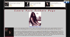 Desktop Screenshot of lauranyro.bobfinnan.com