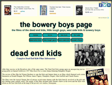 Tablet Screenshot of boweryboys.bobfinnan.com